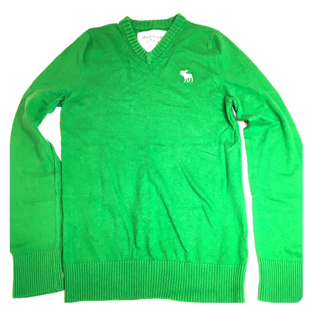 Abercrombie Kelly Green Sweater sz medium
